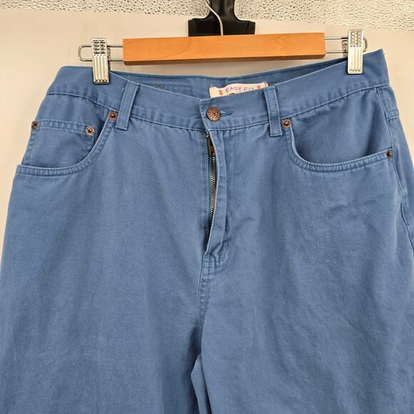 Vintage Bill Blass Women's Easy Fit High‎ Rise Mom No Stretch Jeans Blue Size 10 - Picture 2 of 12